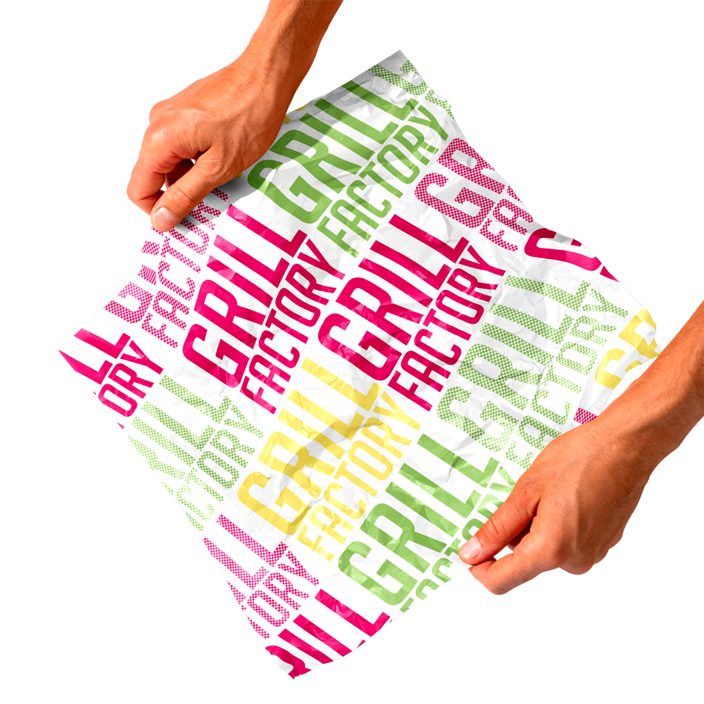 Papier alimentaire ingraissable 35+9U, anti-gras, kraft brun ou blanc par 100 kilos