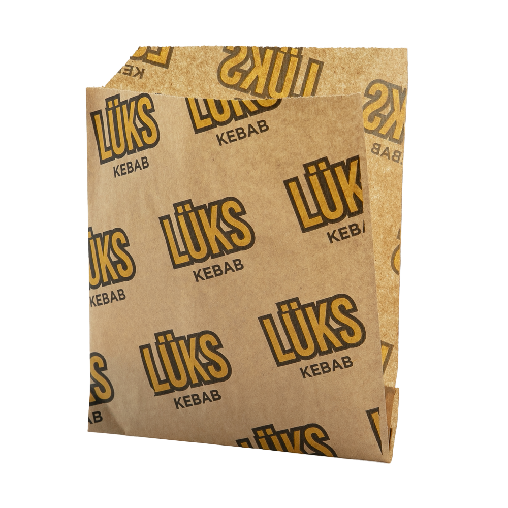 Sachet demi ouvert, kraft brun naturel ou blanc, par 20 000ex